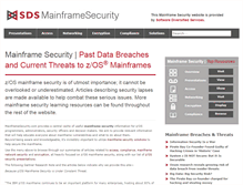 Tablet Screenshot of mainframesecurity.com
